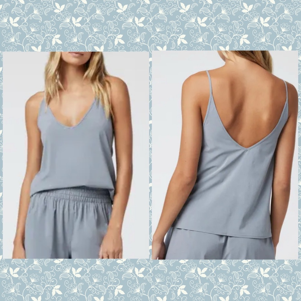 VUORI WOMEN'S‎ VILLA CAMI MALLORCA grey NWT SIZE MEDIUM